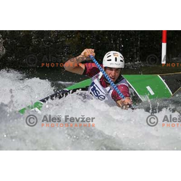 Blaz Cof during ICF Slalom World Ranking race, Slovenian Open in Tacen, 23.08.2009 