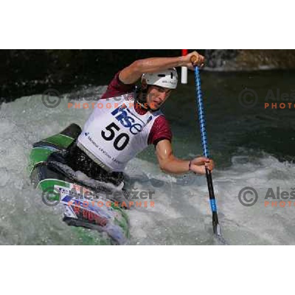 Blaz Cof during ICF Slalom World Ranking race, Slovenian Open in Tacen, 23.08.2009 