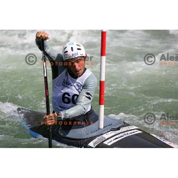 Jeremy Moreaux during ICF Slalom World Ranking race, Slovenian Open in Tacen, 23.08.2009 