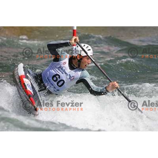 Jeremy Moreaux during ICF Slalom World Ranking race, Slovenian Open in Tacen, 23.08.2009 
