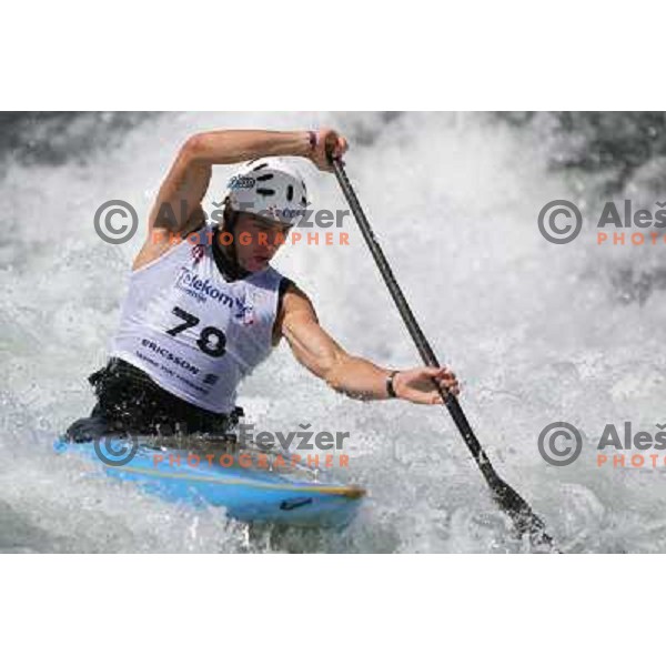 Jonathan Marc during ICF Slalom World Ranking race, Slovenian Open in Tacen, 23.08.2009 