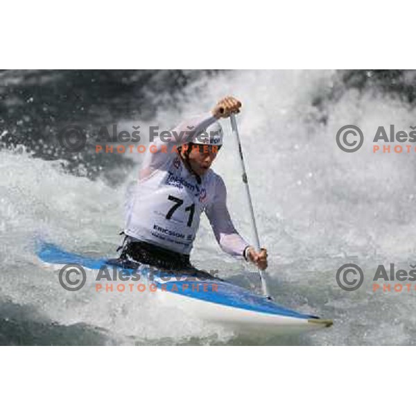 Edern Le Ruyet during ICF Slalom World Ranking race, Slovenian Open in Tacen, 23.08.2009 