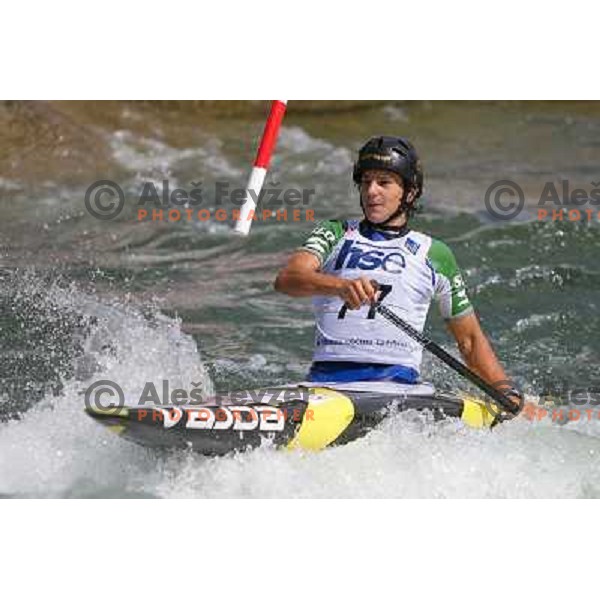 Anze Bercic during ICF Slalom World Ranking race, Slovenian Open in Tacen, 23.08.2009 
