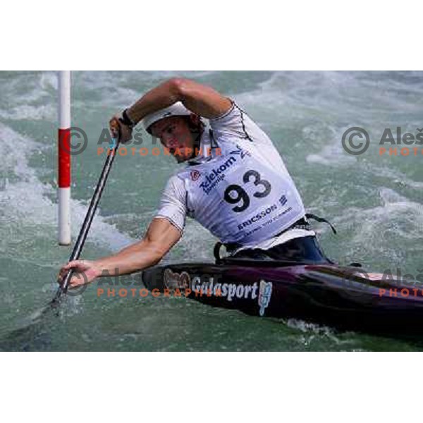 Michal Jane during ICF Slalom World Ranking race, Slovenian Open in Tacen, 23.08.2009 