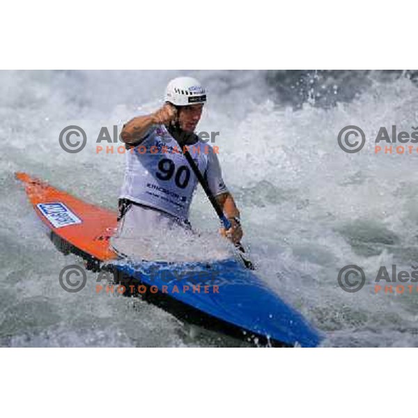 Leopold Fuchs during ICF Slalom World Ranking race, Slovenian Open in Tacen, 23.08.2009 