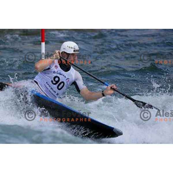 Leopold Fuchs during ICF Slalom World Ranking race, Slovenian Open in Tacen, 23.08.2009 