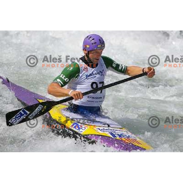Jost Zakrajsek during ICF Slalom World Ranking race, Slovenian Open in Tacen, 23.08.2009 