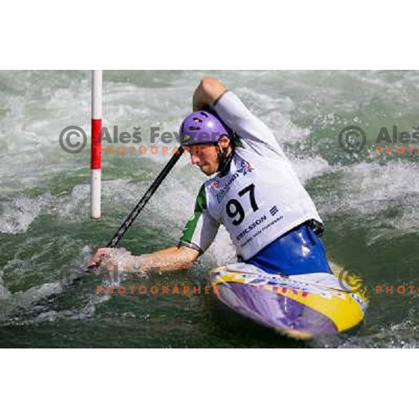 Jost Zakrajsek during ICF Slalom World Ranking race, Slovenian Open in Tacen, 23.08.2009 