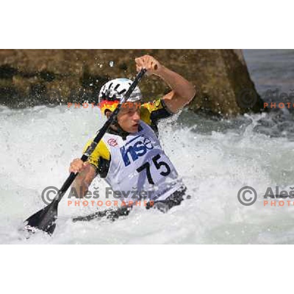 Franz Anton during ICF Slalom World Ranking race, Slovenian Open in Tacen, 23.08.2009 
