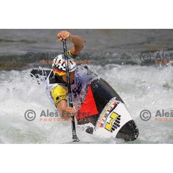 Franz Anton during ICF Slalom World Ranking race, Slovenian Open in Tacen, 23.08.2009 