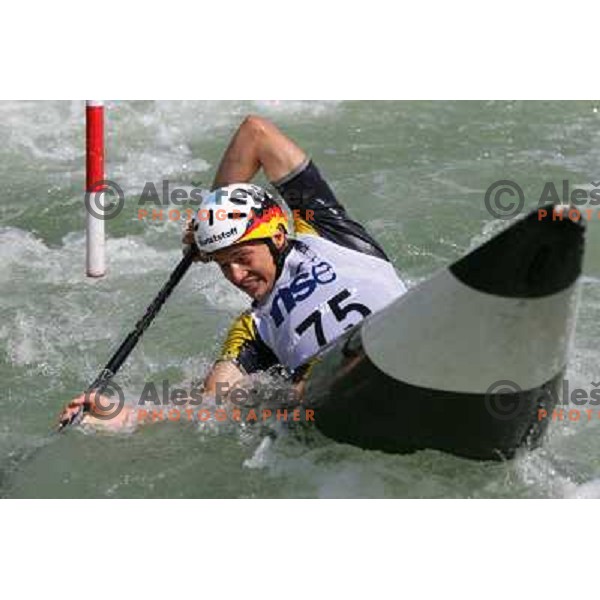 Franz Anton during ICF Slalom World Ranking race, Slovenian Open in Tacen, 23.08.2009 