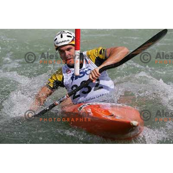 Fabian Doefler during ICF Slalom World Ranking race, Slovenian Open in Tacen, 23.08.2009 