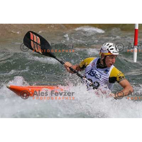Fabian Doefler during ICF Slalom World Ranking race, Slovenian Open in Tacen, 23.08.2009 