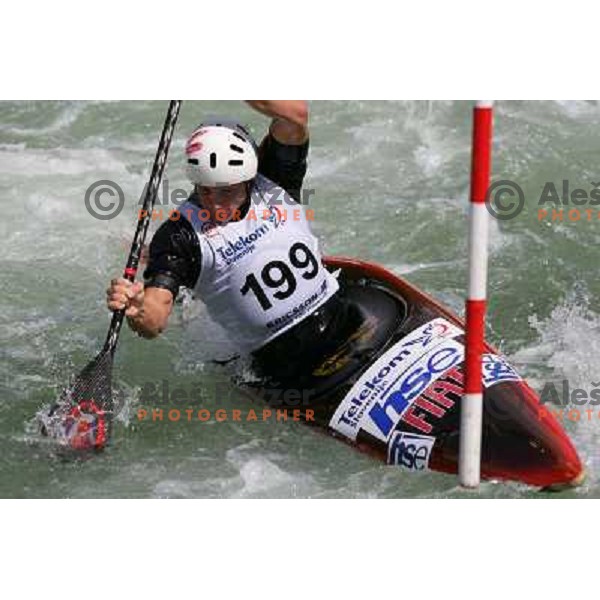 Simon Artelj during ICF Slalom World Ranking race, Slovenian Open in Tacen, 23.08.2009 