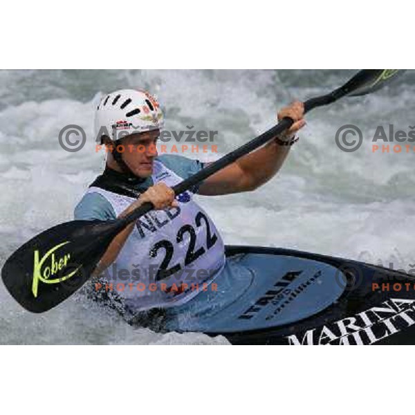 Stefano Cipressi during ICF Slalom World Ranking race, Slovenian Open in Tacen, 23.08.2009 