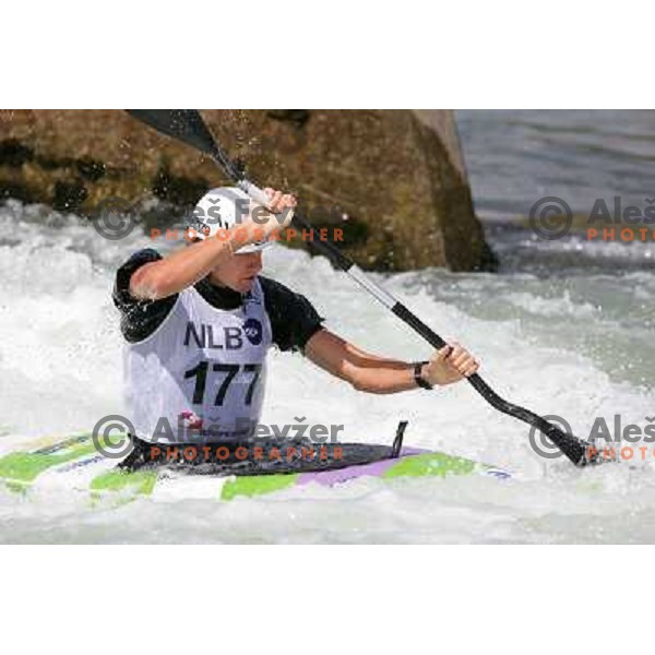 Doby Renaud during ICF Slalom World Ranking race, Slovenian Open in Tacen, 23.08.2009 