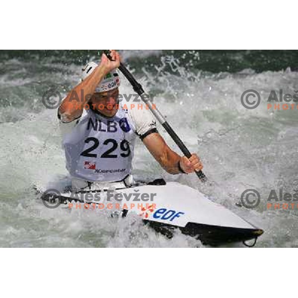 Pierre Bourliaud during ICF Slalom World Ranking race, Slovenian Open in Tacen, 23.08.2009 