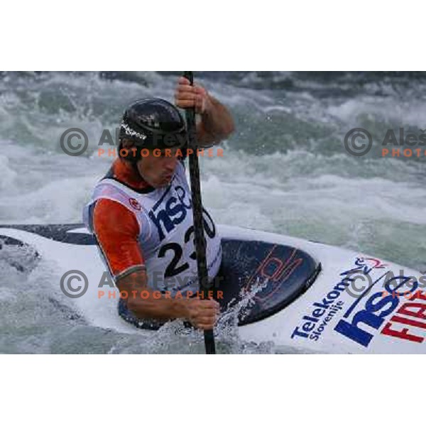 Dejan Kralj during ICF Slalom World Ranking race, Slovenian Open in Tacen, 23.08.2009 