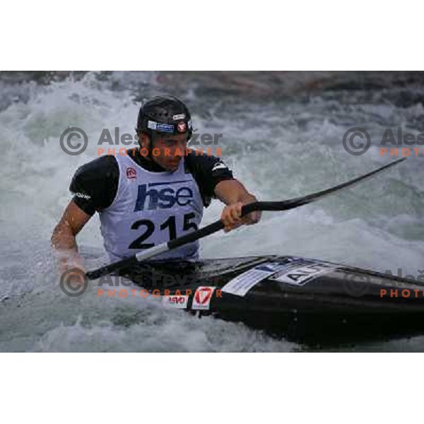 Herwig Natmessing during ICF Slalom World Ranking race, Slovenian Open in Tacen, 23.08.2009 