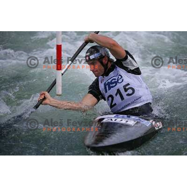 Herwig Natmessing during ICF Slalom World Ranking race, Slovenian Open in Tacen, 23.08.2009 