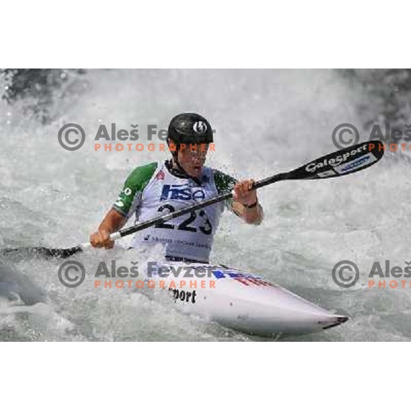 Jure Meglic during ICF Slalom World Ranking race, Slovenian Open in Tacen, 23.08.2009 