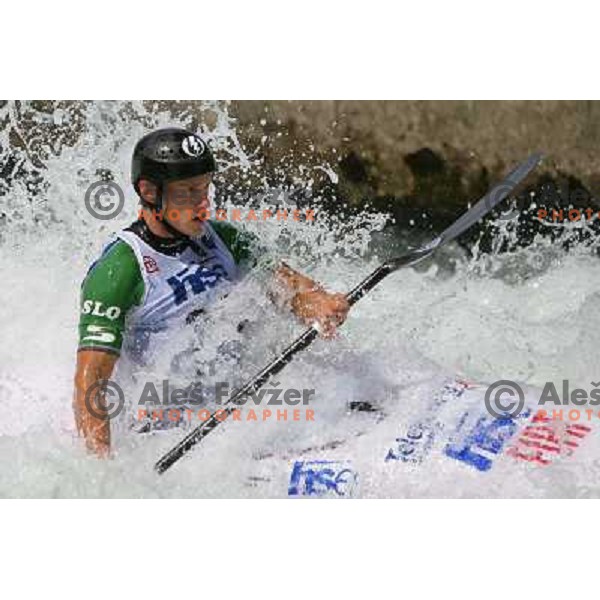 Jure Meglic during ICF Slalom World Ranking race, Slovenian Open in Tacen, 23.08.2009 