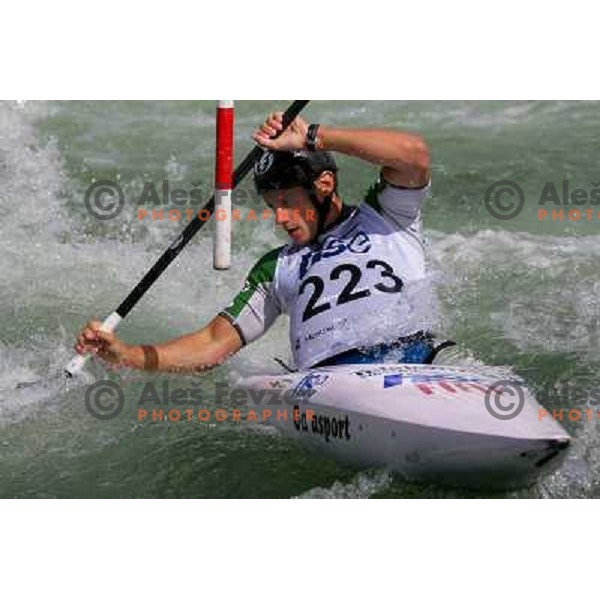 Jure Meglic during ICF Slalom World Ranking race, Slovenian Open in Tacen, 23.08.2009 