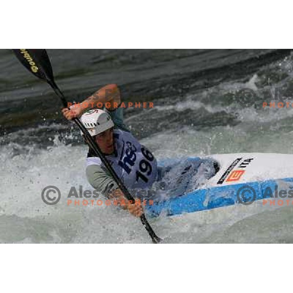 Riccardo De Gennaro during ICF Slalom World Ranking race, Slovenian Open in Tacen, 23.08.2009 