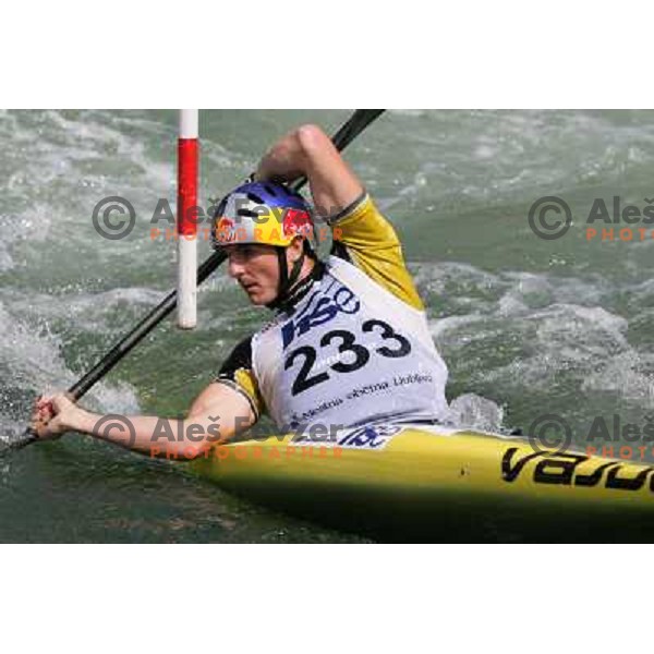 Jure Meglic during ICF Slalom World Ranking race, Slovenian Open in Tacen, 23.08.2009 