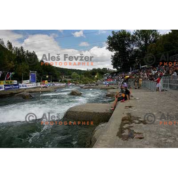 Stage at ICF Slalom World Ranking race, Slovenian Open in Tacen, 23.08.2009 