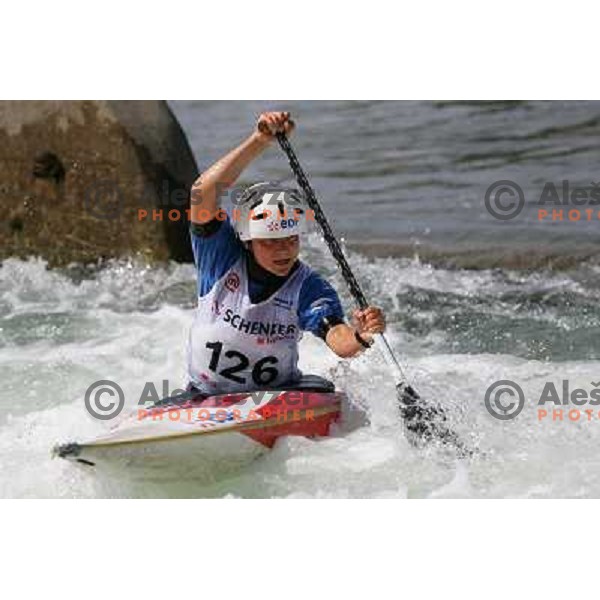 Caroline Loir during ICF Slalom World Ranking race, Slovenian Open in Tacen, 23.08.2009 