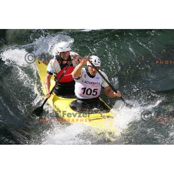 Milan Kuban, Marian Olejnik during ICF Slalom World Ranking race, Slovenian Open in Tacen, 23.08.2009 