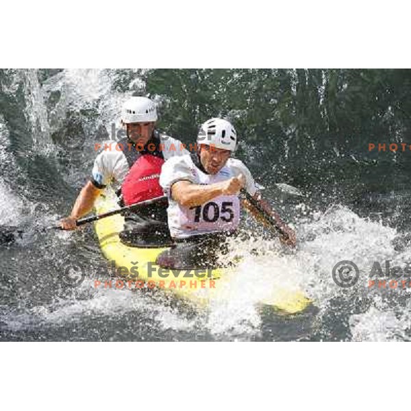 Milan Kuban, Marian Olejnik during ICF Slalom World Ranking race, Slovenian Open in Tacen, 23.08.2009 