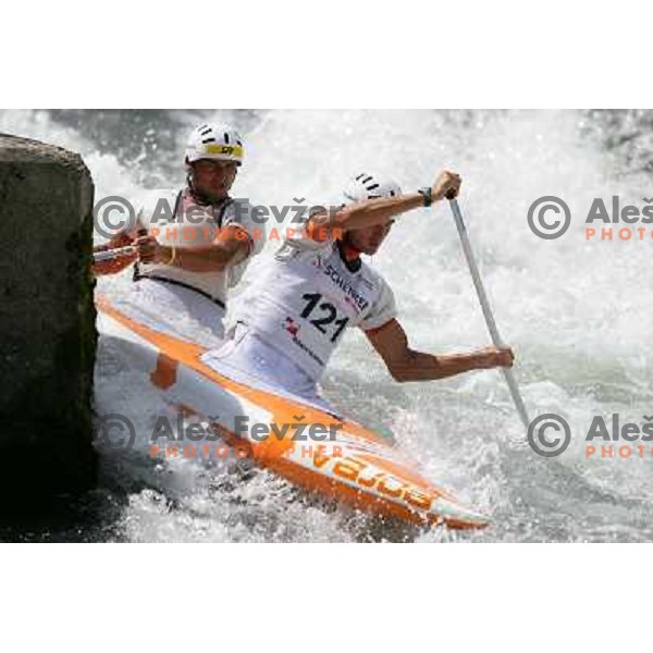 Ladislav Skantar, Peter Skantar during ICF Slalom World Ranking race, Slovenian Open in Tacen, 23.08.2009 