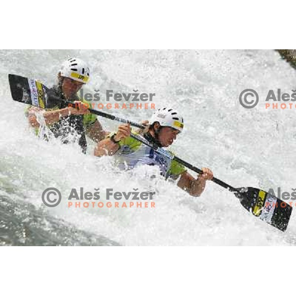 Kucera, Batik during ICF Slalom World Ranking race, Slovenian Open in Tacen, 23.08.2009 