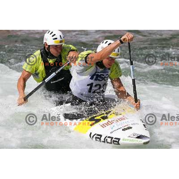 Kucera, Batik during ICF Slalom World Ranking race, Slovenian Open in Tacen, 23.08.2009 