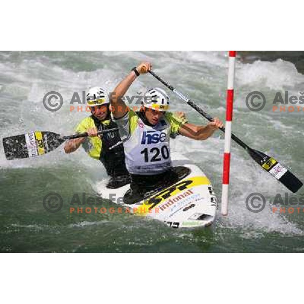 Kucera, Batik during ICF Slalom World Ranking race, Slovenian Open in Tacen, 23.08.2009 