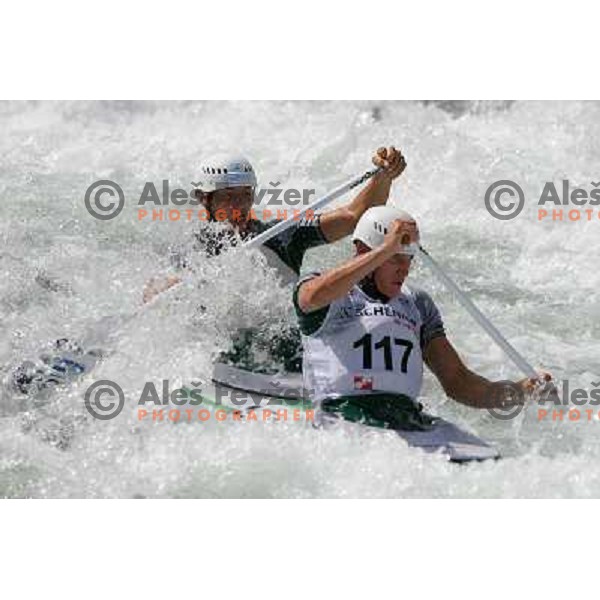 Saso Taljat, Luka Bozic during ICF Slalom World Ranking race, Slovenian Open in Tacen, 23.08.2009 