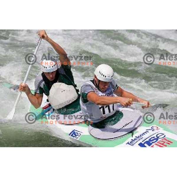 Saso Taljat, Luka Bozic during ICF Slalom World Ranking race, Slovenian Open in Tacen, 23.08.2009 