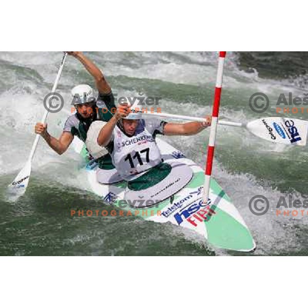 Saso Taljat, Luka Bozic during ICF Slalom World Ranking race, Slovenian Open in Tacen, 23.08.2009 