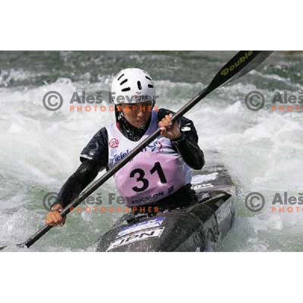 Yuriko Takeshita during ICF Slalom World Ranking race, Slovenian Open in Tacen, 23.08.2009 