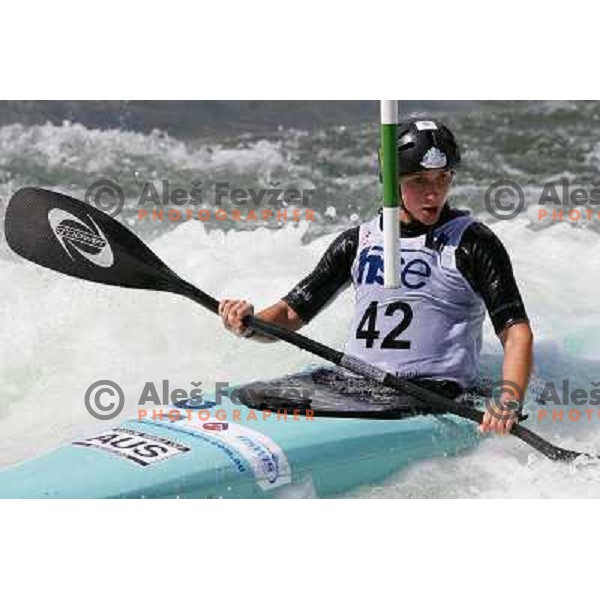 Katrina Lawrence during ICF Slalom World Ranking race, Slovenian Open in Tacen, 23.08.2009 