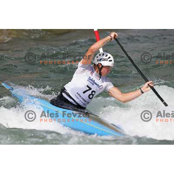 Anze Bercic during ICF Slalom World Ranking race, Slovenian Open in Tacen, 23.08.2009 