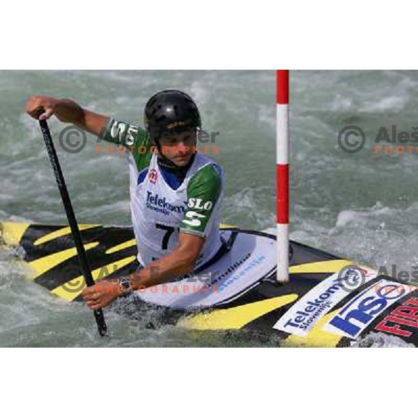 Anze Bercic during ICF Slalom World Ranking race, Slovenian Open in Tacen, 23.08.2009 
