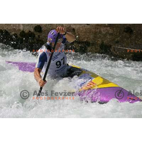 Jost Zakrajsek during ICF Slalom World Ranking race, Slovenian Open in Tacen, 23.08.2009 
