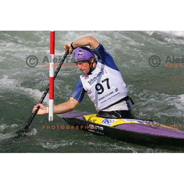 Jost Zakrajsek during ICF Slalom World Ranking race, Slovenian Open in Tacen, 23.08.2009 