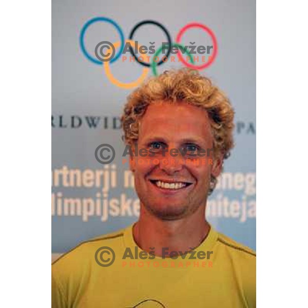  Slovenia Olympic team candidate for Vancouver 2010 Olympic Games at press conference at Joze Pucnik Airport, Brnik 3.09.2009 