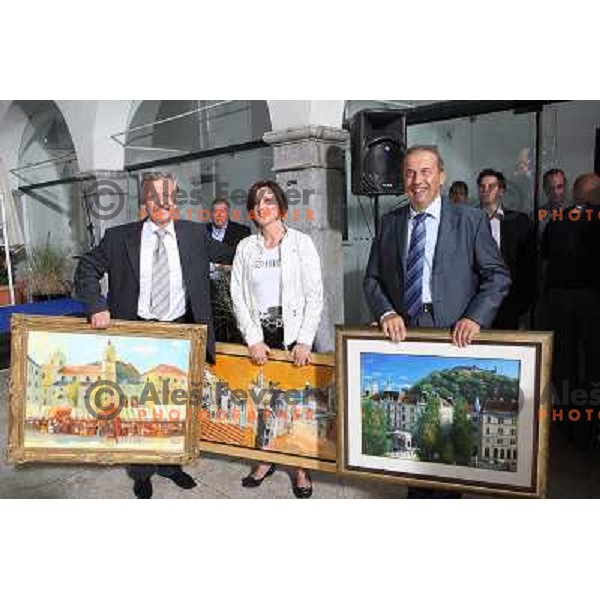  Virant, Oder, Zavrl at RK Krim 25 years - Gala night in Ljubljana City Museum, 3.9.2009 