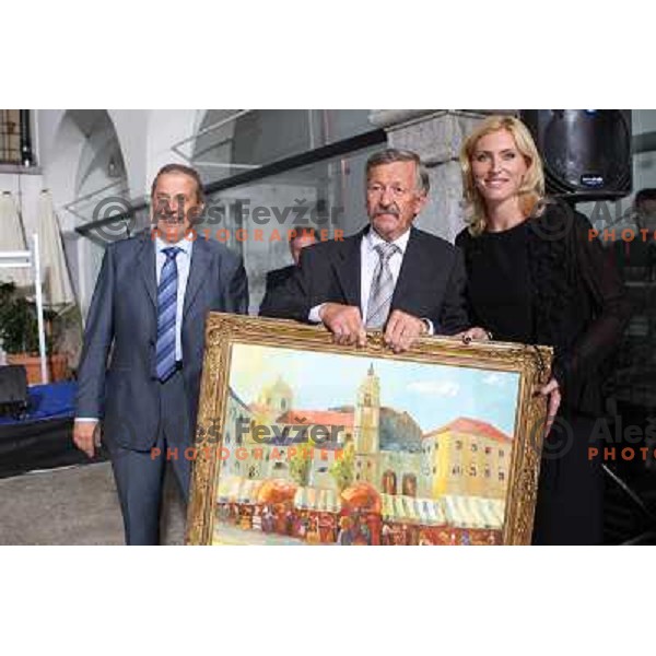  Zavrl, Virant, Doler Ivanovic at RK Krim 25 years - Gala night in Ljubljana City Museum, 3.9.2009 
