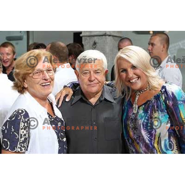  Stefka and Milan Kucan, Alenka Godec at RK Krim 25 years - Gala night in Ljubljana City Museum, 3.9.2009 